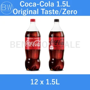 Coca-Cola Coke Original Taste / Coke Zero No Sugar 1.5L (12 x 1.5L)